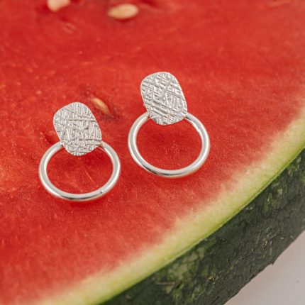 earring ring.silver.227