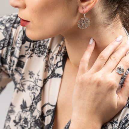 earring silver 131a