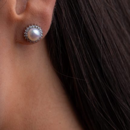 earring silver perla207a