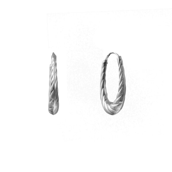 earring.silver.hoop .123