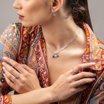 earrings silver 150a