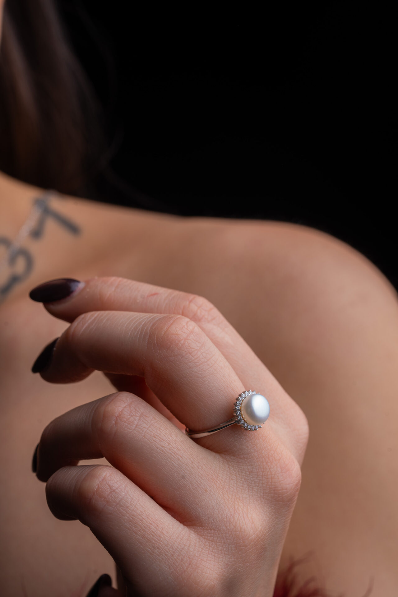 ring silver perla206