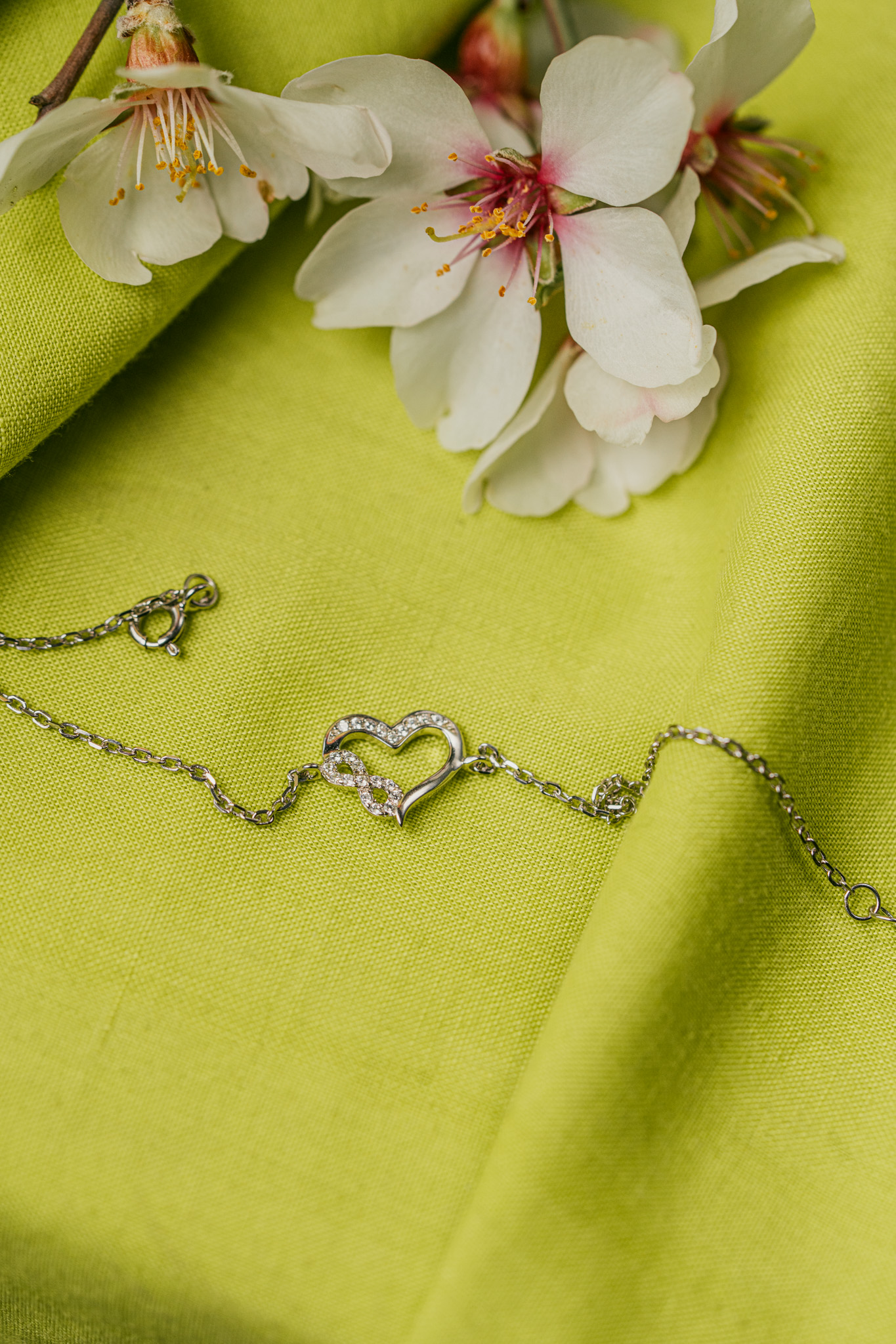 bracelet-silver267 ΒΡΑΧΙΟΛΙ ΑΣΗΜΕΝΙΟ 925 ΕΠΙΠΛΑΤΙΝΩΜΕΝΟ ΜΕ ΚΑΡΔΙΑ 20 ΕΥΡΩ - Image 1