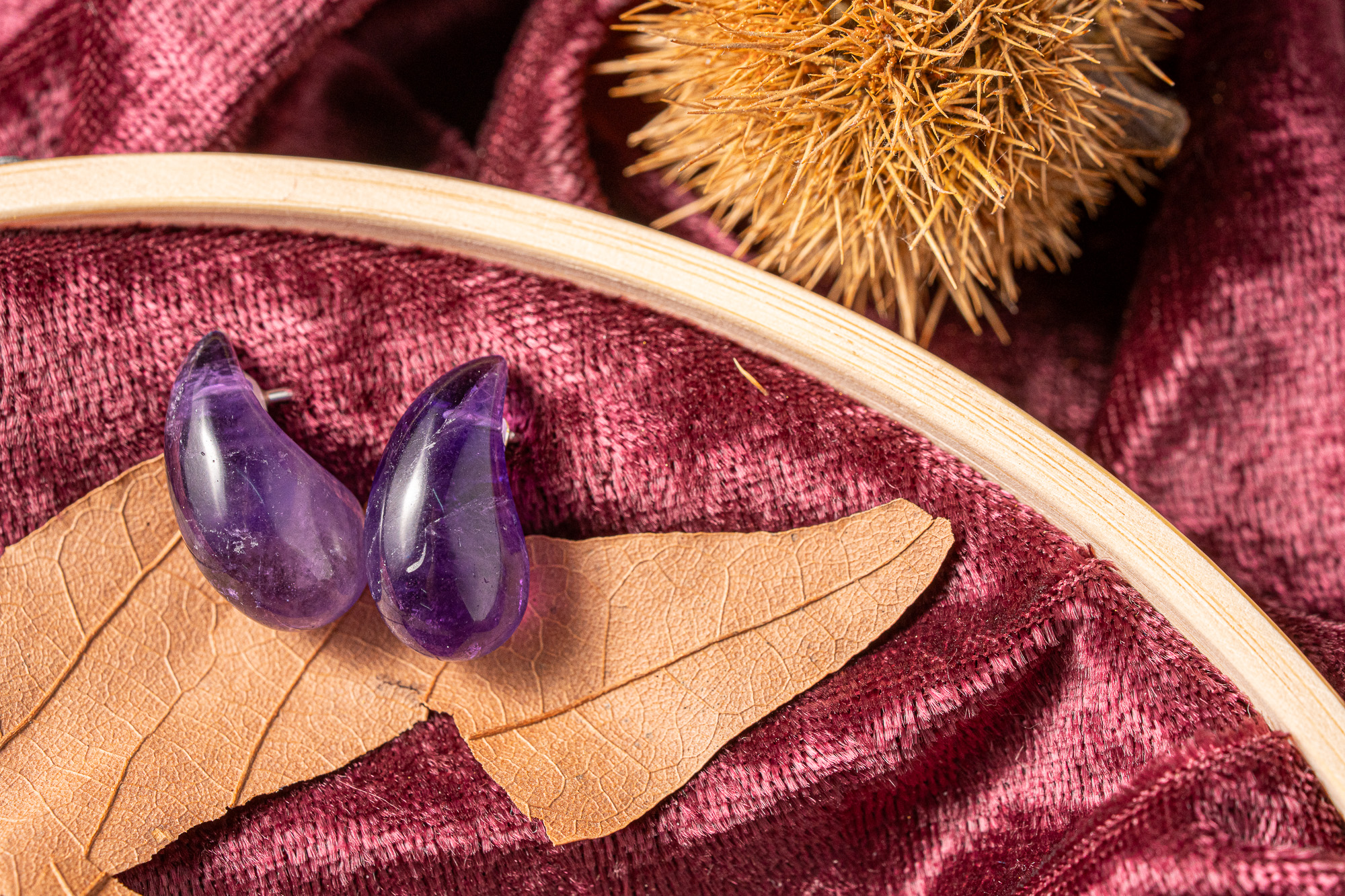 earring.silver.amethyst.288a ΣΚΟΥΛΑΡΙΚΙ ΑΣΗΜΕΝΙΟ 925 ΜΕ ΟΛΟΚΛΗΡΟ ΚΟΜΜΑΤΙ ΜΩΒ ΑΜΕΘΥΣΤΟΥ 30 ΕΥΡΩ - Image 1