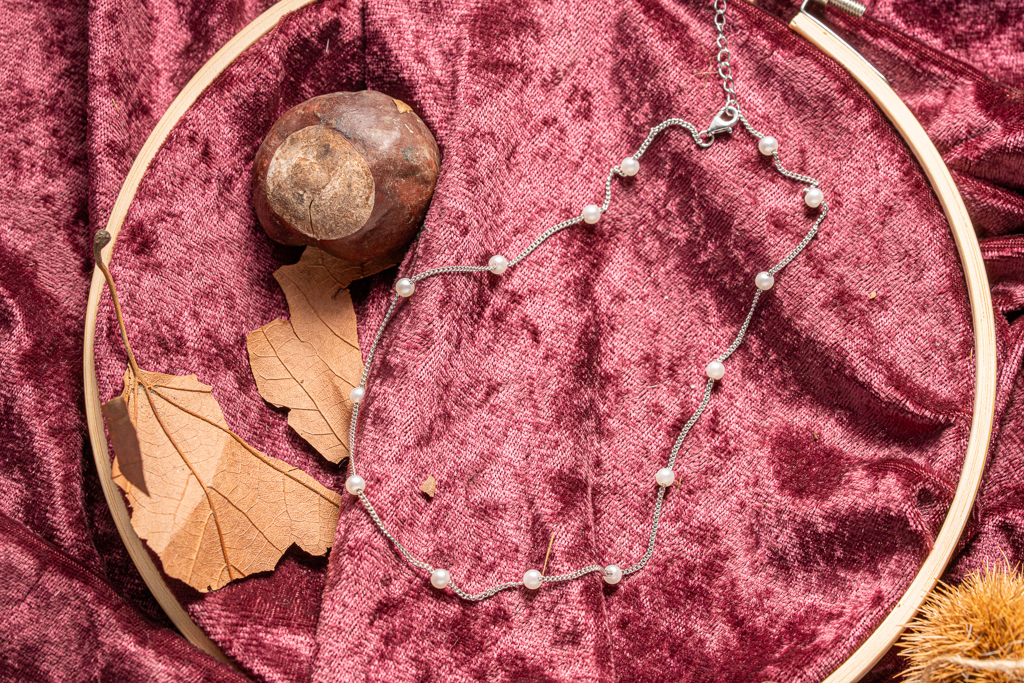 neclace.silver.perla.298a ΚΟΛΙΕ ΑΣΗΜΕΝΙΟ 925 ΜΕ ΜΑΡΓΑΡΙΤΑΡΙΑ 38 ΕΥΡΩ - Image 1
